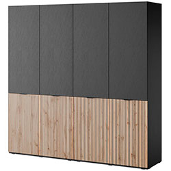 Фото Шафа для одягу Сендбокс / Sandbox SENTO 2Д Чорний