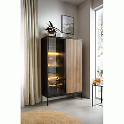 Фото Вітрина висока з підсвічуванням Сенто / Sento WTSZ104 2Д