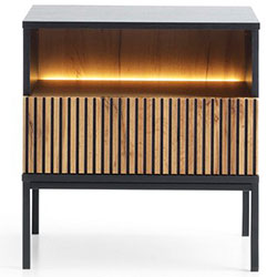 Тумба приліжкова з підсвічуванням Сенто / Sento S54 1Ш