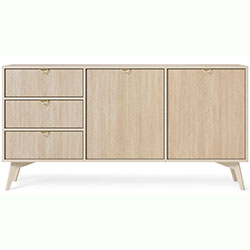 Фото Комод Форест / Forest KSZ158 2Д 3Ш Беж Пісочний + Ялиця Сканді