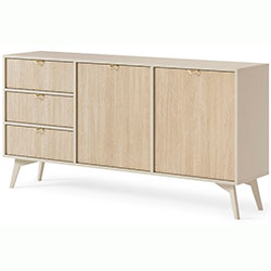 Фото Комод Форест / Forest KSZ158 2Д 3Ш Беж Пісочний + Ялиця Сканді