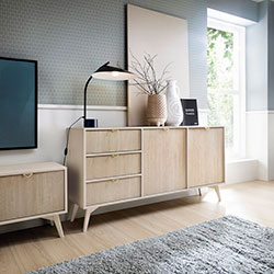 Фото Комод Форест / Forest KSZ158 2Д 3Ш Беж Пісочний + Ялиця Сканді