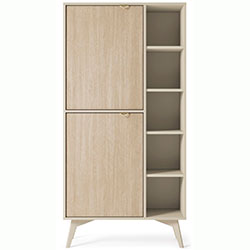 Фото Стелаж Форест / Forest RG80 2Д Беж Пісочний + Ялиця Сканді