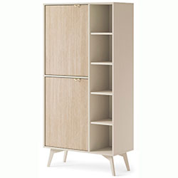 Фото Стелаж Форест / Forest RG80 2Д Беж Пісочний + Ялиця Сканді