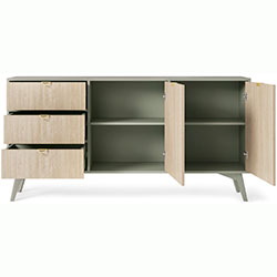 Фото Комод Форест / Forest KSZ158 2Д 3Ш Евкаліпт + Ялиця Сканді