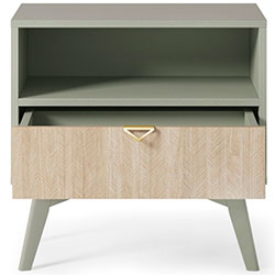 Фото Тумба приліжкова Форест / Forest S54 1Ш Евкаліпт + Ялиця Сканді