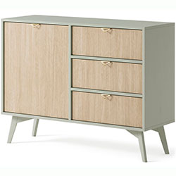 Фото Комод Форест / Forest KSZD106 1Д 3Ш Евкаліпт + Ялиця Сканді