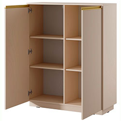 Фото Комод високий Роял / Royal KW104 2Д Бежевий