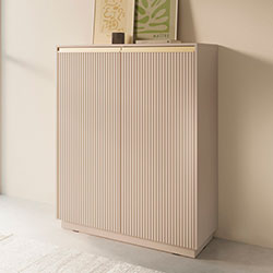 Фото Комод високий Роял / Royal KW104 2Д Бежевий