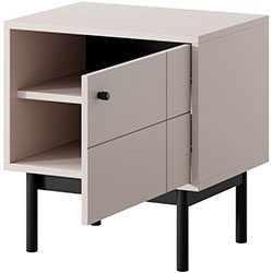 Фото Тумба приліжкова Джапанді / Japandi S54 1Д Кашемір