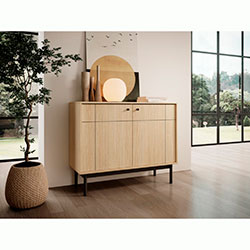 Фото Комод Джапанді / Japandi K104 2Д Дуб Лінеа