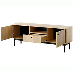 Фото Тумба під ТВ Джапанді / Japandi RTV154 2Д 1Ш Дуб Лінеа