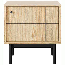 Тумба приліжкова Джапанді / Japandi S54 1Д Дуб Лінеа