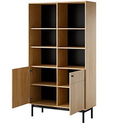 Фото Стелаж Джапанді / Japandi R104 2Д Дуб Лінеа