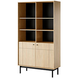 Фото Стелаж Джапанді / Japandi R104 2Д Дуб Лінеа