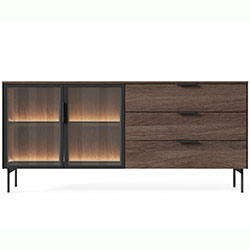 Фото Комод з підсвічуванням Лумі / Lumi 2D3S/181 2Д 3Ш Дуб Дунін