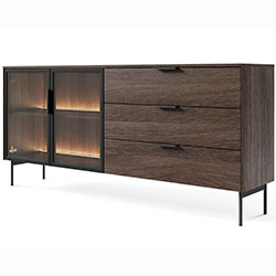 Фото Комод з підсвічуванням Лумі / Lumi 2D3S/181 2Д 3Ш Дуб Дунін