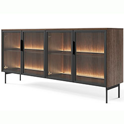 Фото Комод з підсвічуванням Лумі / Lumi 4D/181 4Д Дуб Дунін