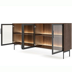 Фото Комод з підсвічуванням Лумі / Lumi 4D/181 4Д Дуб Дунін