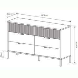 Фото Комод Балтик / Baltic 6S/138 6Ш