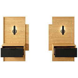 Фото Тумби приліжкові 2 шт Балтик / Baltic 1S/49 1Ш з підсвічуванням