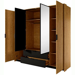 Фото Шафа для одягу Балтик / Baltic 4D2S/220 4Д з дзеркалом