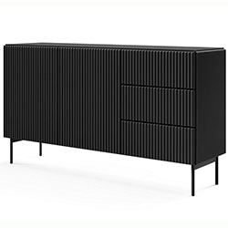 Фото Комод Муті / Muti 2D3S/147 2Д 3Ш Чорний