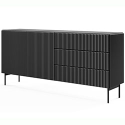 Фото Комод Муті / Muti 2D3S/177 2Д 3Ш Чорний