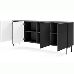 Фото Комод Муті / Muti 4D/195 4Д Чорний