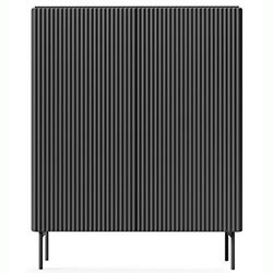 Фото Комод високий Муті / Muti 2D/98 2Д Чорний