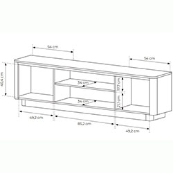 Фото Тумба під ТВ Торро / Torro 3D/200