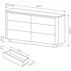 Фото Комод Торро / Torro 6S/163