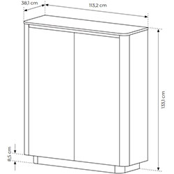Фото Комод високий Торро / Torro 2D/113