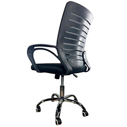 Фото Крісло комп’ютерне з підлокітниками OC-618 Чорний