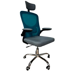 Крісло комп’ютерне дитяче OC-8970M Сірий + Блакитний