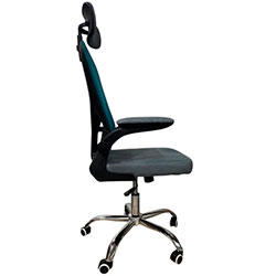 Фото Крісло комп’ютерне дитяче OC-8970M Сірий + Блакитний