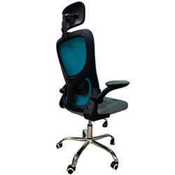 Фото Крісло комп’ютерне дитяче OC-8970M Сірий + Блакитний