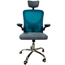 Фото Крісло комп’ютерне дитяче OC-8970M Сірий + Блакитний