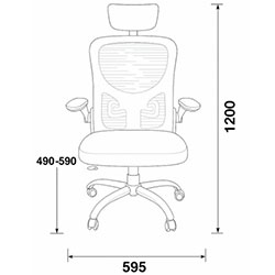 Фото Крісло обертове комп’ютерне дитяче OC-8970W Сірий + Блакитний