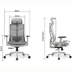 Фото Крісло комп’ютерне HQOC-24A-2 Чорний