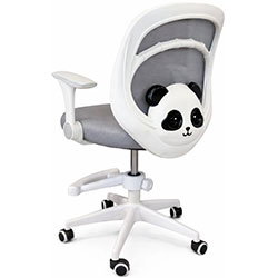Фото Крісло поворотне дитяче з підставкою для ніг Kids Panda Gray