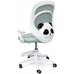 Фото Крісло поворотне дитяче з підставкою для ніг Kids Panda Green