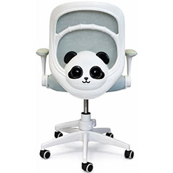 Фото Крісло поворотне дитяче з підставкою для ніг Kids Panda Green