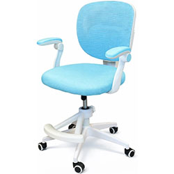 Фото Крісло поворотне дитяче з підставкою для ніг Kids Blue