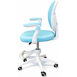 Фото Крісло поворотне дитяче з підставкою для ніг Kids Blue