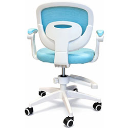 Фото Крісло поворотне дитяче з підставкою для ніг Kids Blue