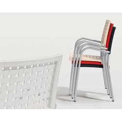 Фото Крісло Karea База Алюміній верх Білий 01