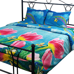 Фото Комплект євро мікрофайбер 845.52 Тюльпани