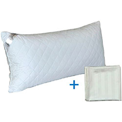 Фото Подушка Spanish Style 40х80 силіконова з наволочкою сатин