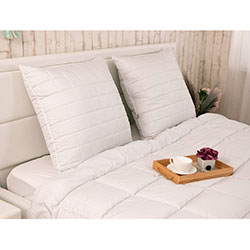 Фото Подушка Elegante 70х70 силіконова стьобана на блискавці (313.52)